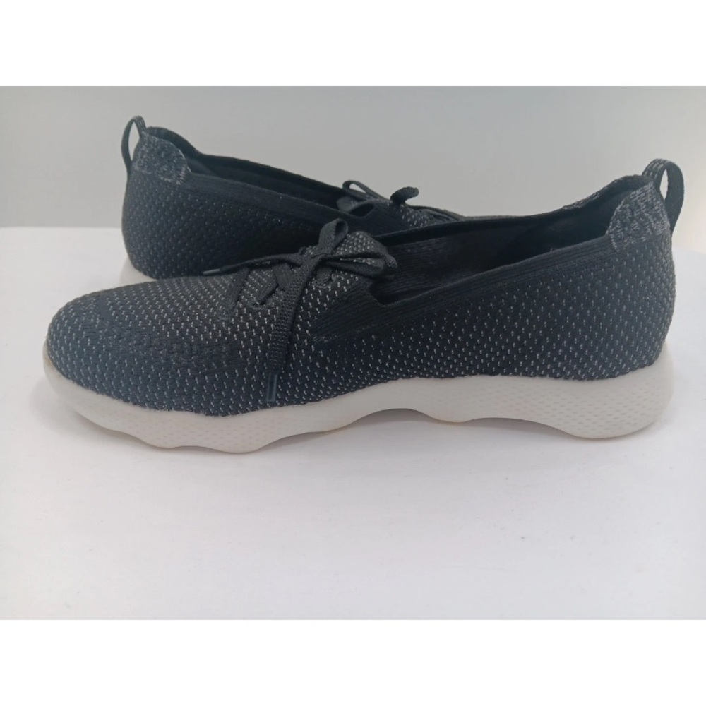 Skechers Sneakers Shoes Massage Fit Lite Stretch Black Knit Slip-Ons size 8 - Picture 9 of 14